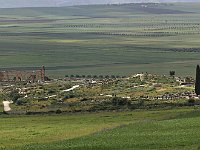 Volubilis  Panorama of the site of Volubilis, established by Carthaginian traders around -300, annexed by the Roman Empire around +40