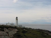 Rua Reidh lighthouse (pronunciation: Rooa Ray)  Scottish HIghlands, August 2004
