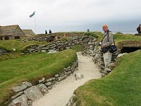 Skara Brae, remains of a Neolithic village dating back to -3000  Scottish HIghlands, August 2004