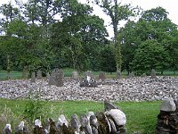 Temple Wood Stone Circle, Kilmartin Glen  Scottish Highlands, July 2006