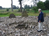 A kyst in a stone circle at Temple Wood  Scottish Highlands, July 2006