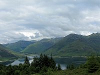 Loch Duich and the Five Sisters of Kintail, to the right  Scottish Highlands, July 2006