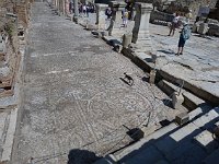 Ephesus  Mosaics and cat