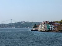 Istanbul - Bosphorus tour  Quaint houses on the shore