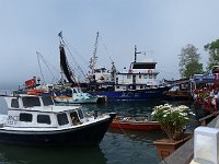Istanbul - Bosphorus tour  Fishing boats at Anadolu Kavağı