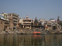 Manikarnika Ghat, the main cremation ghat