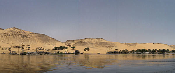 La plage sur le Nile