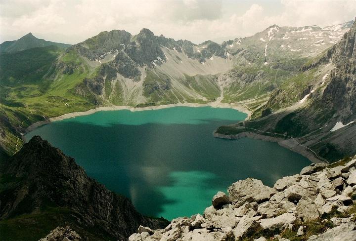 br00_sudschafgfl_9x_a.jpg - The Lünersee, viewed from the Süd-Schaffgafall.