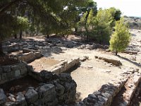 Agia Triada was destroyed by fire around 1400 BCE. It was a much smaller palace than those of Phaestos or Knossos.  gr16 092914211 j