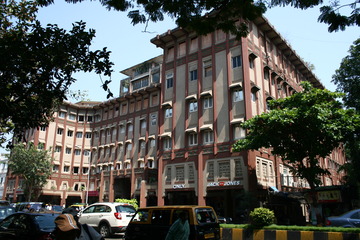 Dhunraj Mahal, an art-deco building