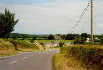 Narrow Irish road