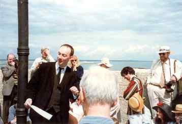 Bloomsday festivities on the Martello Tower