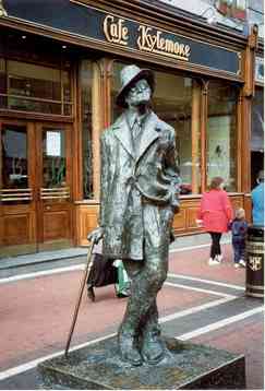 Mr Joyce's statue