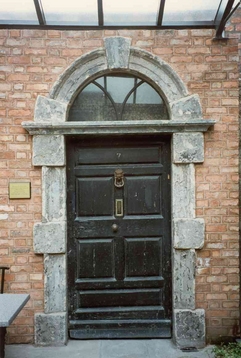 The original entrance to 22 Eccles Street